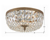 Crystorama - 714-OB-CL-MWP - Three Light Flush Mount - Waltham - Olde Brass