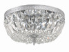 Crystorama - 712-CH-CL-MWP - Three Light Flush Mount - Waltham - Polished Chrome