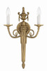 Crystorama - 662-MB - Two Light Wall Sconce - Loxley - Matte Brass