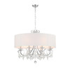 Crystorama - 6628-CH-CL-MWP - Eight Light Chandelier - Othello - Polished Chrome