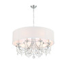Crystorama - 6628-CH-CL-MWP - Eight Light Chandelier - Othello - Polished Chrome