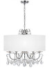 Crystorama - 6625-CH-CL-SAQ - Five Light Chandelier - Othello - Polished Chrome