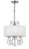 Crystorama - 6623-CH-CL-MWP - Three Light Mini Chandelier - Othello - Polished Chrome