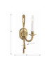 Crystorama - 651-OB - One Light Wall Sconce - Lexsi - Olde Brass