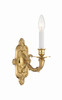 Crystorama - 641-PB - One Light Wall Sconce - Marlowe - Polished Brass