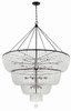 Crystorama - 618-MK - 24 Light Chandelier - Rylee - Matte Black
