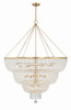 Crystorama - 618-GA - 24 Light Chandelier - Rylee - Antique Gold
