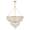 Crystorama - 612-GA - 12 Light Chandelier - Rylee - Antique Gold