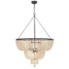 Crystorama - 612-FB - 12 Light Chandelier - Rylee - Forged Bronze