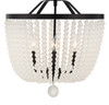 Crystorama - 604-MK-FR_CEILING - Four Light Semi Flush Mount - Rylee - Matte Black