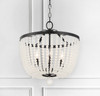 Crystorama - 604-MK-FR - Four Light Chandelier - Rylee - Matte Black