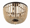 Crystorama - 604-FB_CEILING - Four Light Semi Flush Mount - Rylee - Forged Bronze