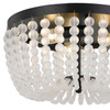 Crystorama - 600-MK - Three Light Flush Mount - Rylee - Matte Black