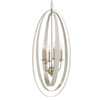 Crystorama - 597-SA - Six Light Chandelier - Luna - Antique Silver