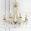 Crystorama - 5938-VG-CL-MWP - Eight Light Chandelier - Cedar - Vibrant Gold