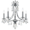 Crystorama - 5935-CH-CL-S - Five Light Mini Chandelier - Cedar - Polished Chrome