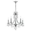 Crystorama - 5935-CH-CL-MWP - Five Light Chandelier - Cedar - Polished Chrome