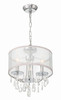 Crystorama - 5623-CH - Three Light Mini Chandelier - Hampton - Polished Chrome