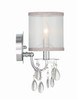 Crystorama - 5621-CH - One Light Wall Sconce - Hampton - Polished Chrome