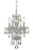 Crystorama - 5534-WW-CL-SAQ - Four Light Mini Chandelier - Welton - Wet White