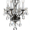 Crystorama - 5534-EB-CL-MWP - Four Light Mini Chandelier - Welton - English Bronze
