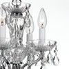 Crystorama - 5534-CH-CL-MWP - Four Light Mini Chandelier - Welton - Polished Chrome