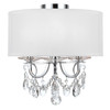 Crystorama - 6623-CH-CL-MWP_CEILING - Three Light Semi Flush Mount - Othello - Polished Chrome