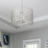 Crystorama - 546-SA - Six Light Chandelier - Layla - Antique Silver
