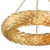 Crystorama - 538-GA_CEILING - Eight Light Semi Flush Mount - Broche - Antique Gold