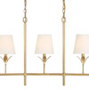 Crystorama - 537-GA - Five Light Chandelier - Broche - Antique Gold