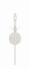 Crystorama - 531-MT - One Light Wall Sconce - Broche - Matte White