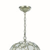 Crystorama - 527-SA - One Light Mini Chandelier - Palla - Antique Silver