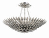 Crystorama - 517-SA_CEILING - Six Light Semi Flush Mount - Broche - Antique Silver