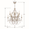 Crystorama - 5119-OS-CL-S - 12 Light Chandelier - Regis - Olde Silver
