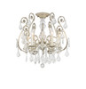 Crystorama - 5115-OS-CL-MWP_CEILING - Six Light Semi Flush Mount - Regis - Olde Silver