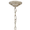 Crystorama - 5114-OS-CL-MWP - Four Light Mini Chandelier - Regis - Olde Silver