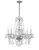 Crystorama - 5086-CH-CL-S - Six Light Chandelier - Traditional Crystal - Polished Chrome