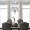 Crystorama - 5080-CH-CL-S - Ten Light Chandelier - Traditional Crystal - Polished Chrome