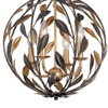 Crystorama - 504-EB-GA - Four Light Mini Chandelier - Broche - English Bronze + Antique Gold