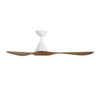 Modern Forms Fans - FR-D2504-60-MW/DK - 60" Ceiling Fan - Carve - Matte White/Distressed Koa