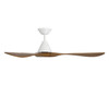 Modern Forms Fans - FR-D2504-60-MW/DK - 60" Ceiling Fan - Carve - Matte White/Distressed Koa