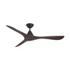 Modern Forms Fans - FR-D2504-60-MB/DW - 60" Ceiling Fan - Carve - Matte Black/Dark Walnut