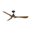 Modern Forms Fans - FR-D2504-60L-MB/DK - 60" Ceiling Fan - Carve - Matte Black/Distressed Koa