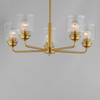 Maxim - 12266CDNAB - Five Light Chandelier - Acadia - Natural Aged Brass