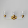 Maxim - 12263CDNAB - Three Light Bath Vanity - Acadia - Natural Aged Brass