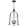 Maxim - 5683CLBK - Three Light Foyer Pendant - Bellmore - Black
