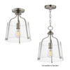 Maxim - 5681CLSN - One Light Semi-Flush Mount - Bellmore - Satin Nickel