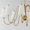 Maxim - 12868NAB - Eight Light Chandelier - Valette - Natural Aged Brass
