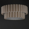 Maxim - 12846OFNAB - Five Light Pendant - Penelope - Natural Aged Brass