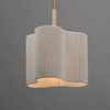 Maxim - 12831OFNAB - One Light Pendant - Corsica - Natural Aged Brass